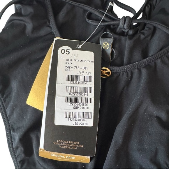 ViX Paula Hermanny Leeza One Piece Black S - Picture 9 of 10